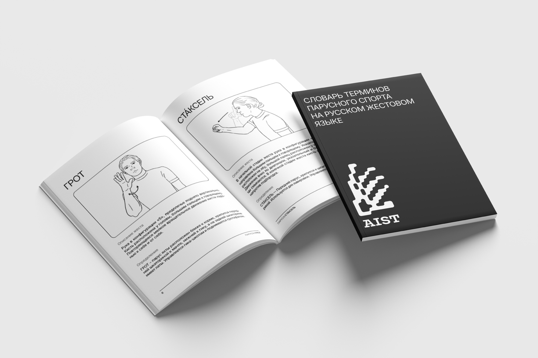 Guide ouvert des signes de la voile